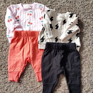 Cat & Jack Kids One Pieces - Pink and Black
